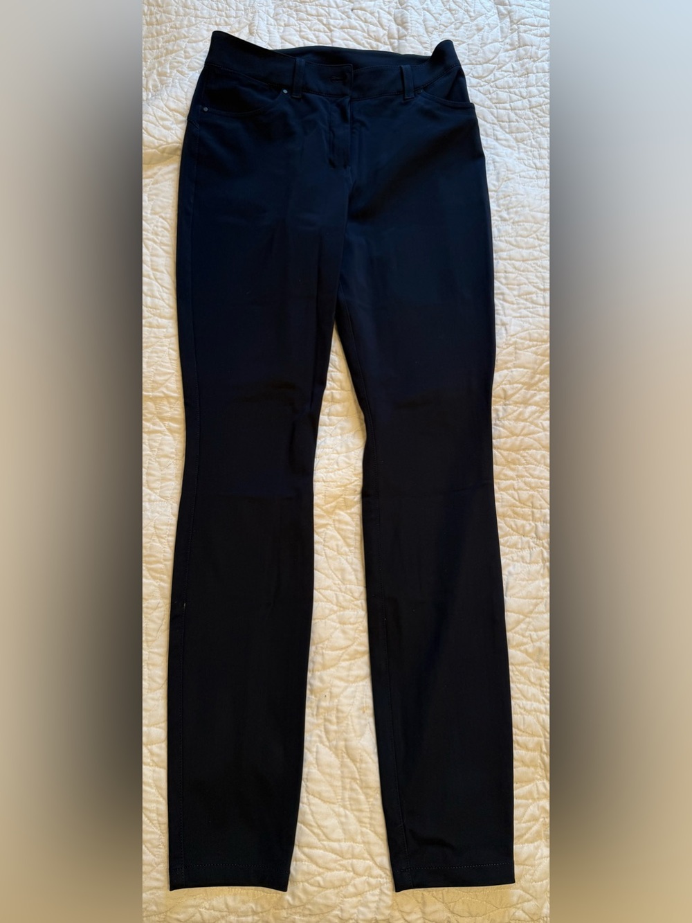 lululemon athletica Black Tapered Ankle Stretch Trousers